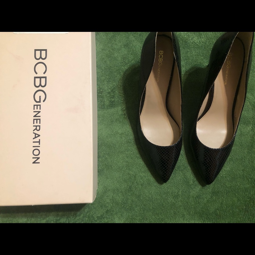 Bcbgeneration Marci Snake Print Pump - image 1
